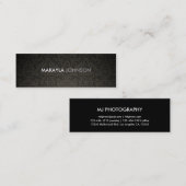 Moderne en minimale schade mini visitekaartje (Voorkant / Achterkant)