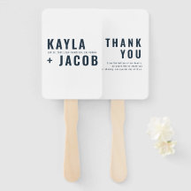 Moderne en minimale Typografie Weddenschap Dank je