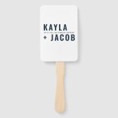 Moderne en minimale Typografie Weddenschap Dank je Handwaaier (Voorkant)