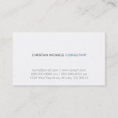 Moderne en minimale Visitekaartjes (Achterkant)