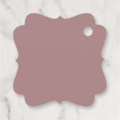 Moderne en minimalistische Beer Baby Shower Bedankjes Labels (Achterkant)