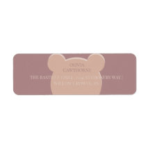 Moderne en minimalistische Beer Baby Shower