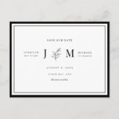 Moderne en minimalistische bladeren, met uitzonder briefkaart (Voorkant)