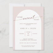 Moderne en minimalistische boog housewarming uitno kaart (Voorkant)