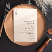 Moderne en minimalistische bruiloft voor typografi kaart