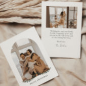 Moderne en minimalistische kerstkaart