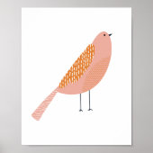 Moderne en Minimalistische met de Hand Getekende V Poster (Voorkant)