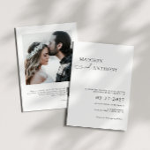 Moderne en minimalistische QR-code - bruiloft met Kaart