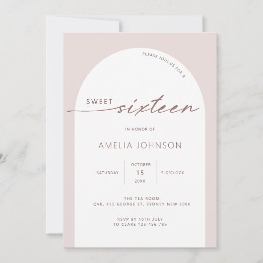 Moderne en minimalistische vorst, zestien kaart (Voorkant)