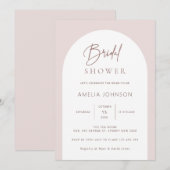 Moderne en minimalistische vrijgezellenfeest-uitvi kaart (Voorkant / Achterkant)