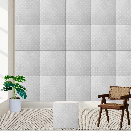 Moderne en minimalistische witte polka dot tegeltje