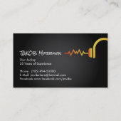 Moderne en oude DJ-Visitekaartjes Visitekaartje (Achterkant)