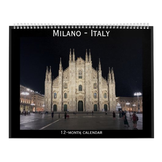 Moderne en oude Milano - Italië - foto Kalender (Hoes)