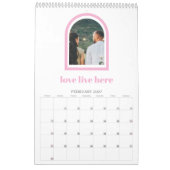 Moderne en prachtige koppel fotocalender 2026 kalender (Feb 2027)
