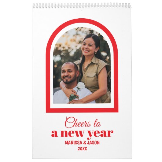 Moderne en prachtige koppel fotocalender 2026 kalender (Hoes)