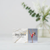 Moderne en rendabele persoonlijke trainer Fitness Visitekaartje (Staand voorkant)