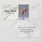 Moderne en rendabele persoonlijke trainer Fitness Visitekaartje (Voorkant / Achterkant)