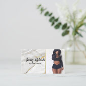 Moderne en rendabele persoonlijke trainer Fitness  Visitekaartje (Staand voorkant)