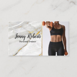 Moderne en rendabele persoonlijke trainer Fitness Visitekaartje