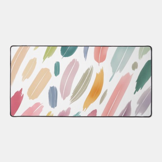 Moderne en Schattigee Abstracte vormen Bureaumat (Voorkant)