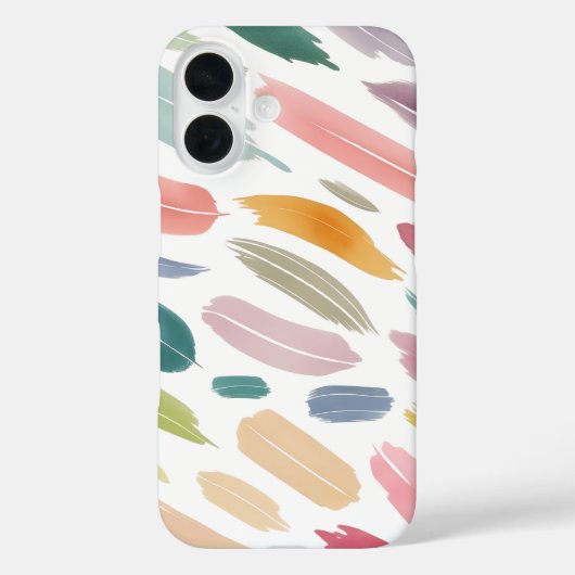 Moderne en Schattigee Abstracte vormen Case-Mate iPhone Case (Achterkant)