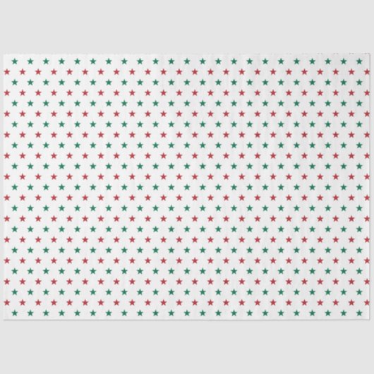 Moderne en Schattigee Green Plaid Christmas Tissuepapier (Voorkant)