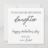 Moderne en Schattigee Valentijnsdag Kaart voor Doc (Voorkant)