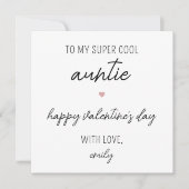 Moderne en Schattigee Valentijnsdag Kaart voor tan (Voorkant)