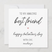 Moderne en Schattigee Valentijnsdag Kaart voor vri (Voorkant)