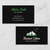 Moderne en schone gazonzorg visitekaartje (Voorkant / Achterkant)