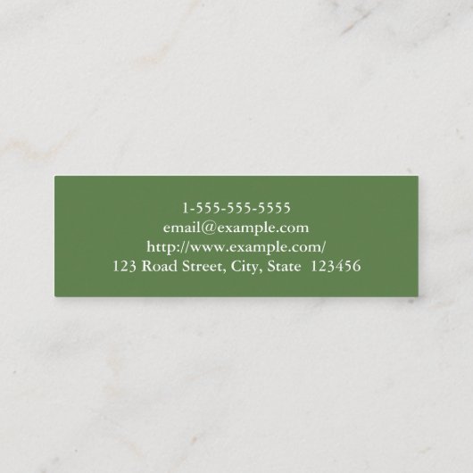 Moderne en schone paralegale Visitekaartjes (Achterkant)