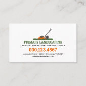 Moderne en schone professionele landschapsarchitec visitekaartje (Voorkant)