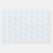 Moderne en sterke man op Vaderdag Inpakpapier Vel (Voorkant)