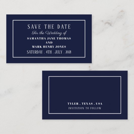 Moderne en stijlvolle, om het even welke kleur, sp informatiekaartje (Voorkant / Achterkant)