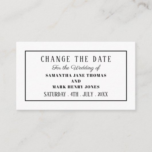 Moderne en stijlvolle, om het even welke kleur, ve informatiekaartje (Voorkant)