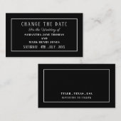 Moderne en stijlvolle, om het even welke kleur, ve informatiekaartje (Voorkant / Achterkant)