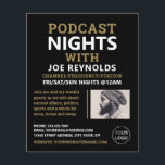 Moderne en stijlvolle pooster, podcast Adverteren Flyer<br><div class="desc">Moderne en stijlvolle podcaster,  podcast Adverteren brochure door de Visitekaartje winkel.</div>