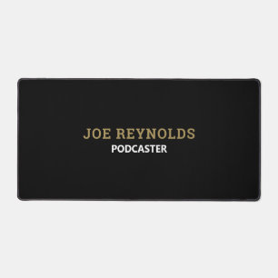 Moderne en stijlvolle pooster, podcast bureaumat