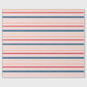 Moderne en stijlvolle roze Waterverf Kandriep Stri Cadeaupapier (Vlak)