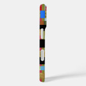 moderne en stijlvolle strepen met aangepaste naam Case-Mate iPhone case (Achterkant / Rechts)