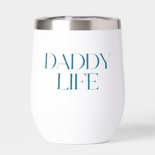 Moderne en stijlvolle typografie Daddy Life (Achterkant)