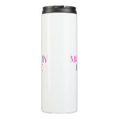 Moderne en stijlvolle typografie Mommy Life Thermosbeker (Achterkant)