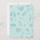 Moderne en unieke rustpartij kaart (Achterkant)