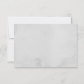 Moderne Engaged Couple Photo en sla de datum op Kaart (Achterkant)