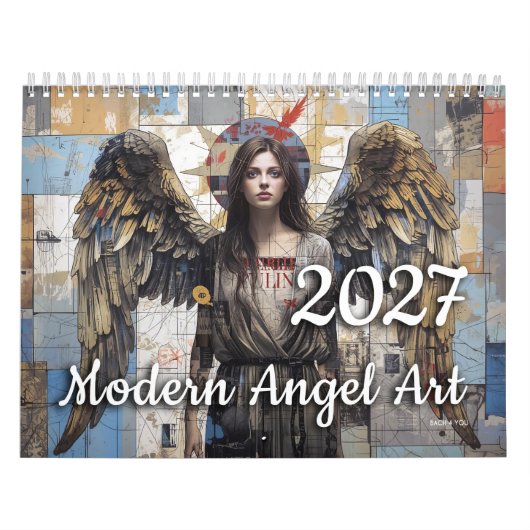 Moderne Engel Kunst Kalender 2027 (Hoes)