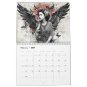 Moderne Engel Kunst Kalender 2027 (Feb 2027)