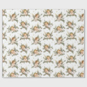 Moderne engelen patroon cadeaupapier (Vlak)