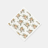 Moderne engelen patroon servet (Hoek)