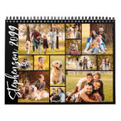 Moderne Enkele Foto en Hoesje Collage Aangepaste k Kalender (Hoes)