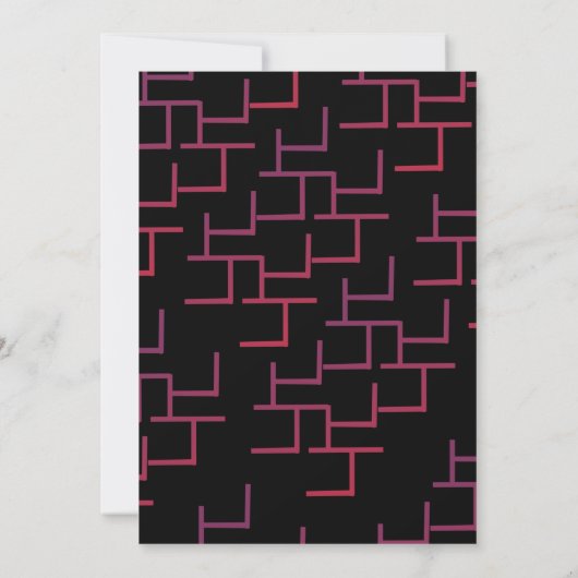 Moderne Escape Room Feest Uitnodiging (Achterkant)